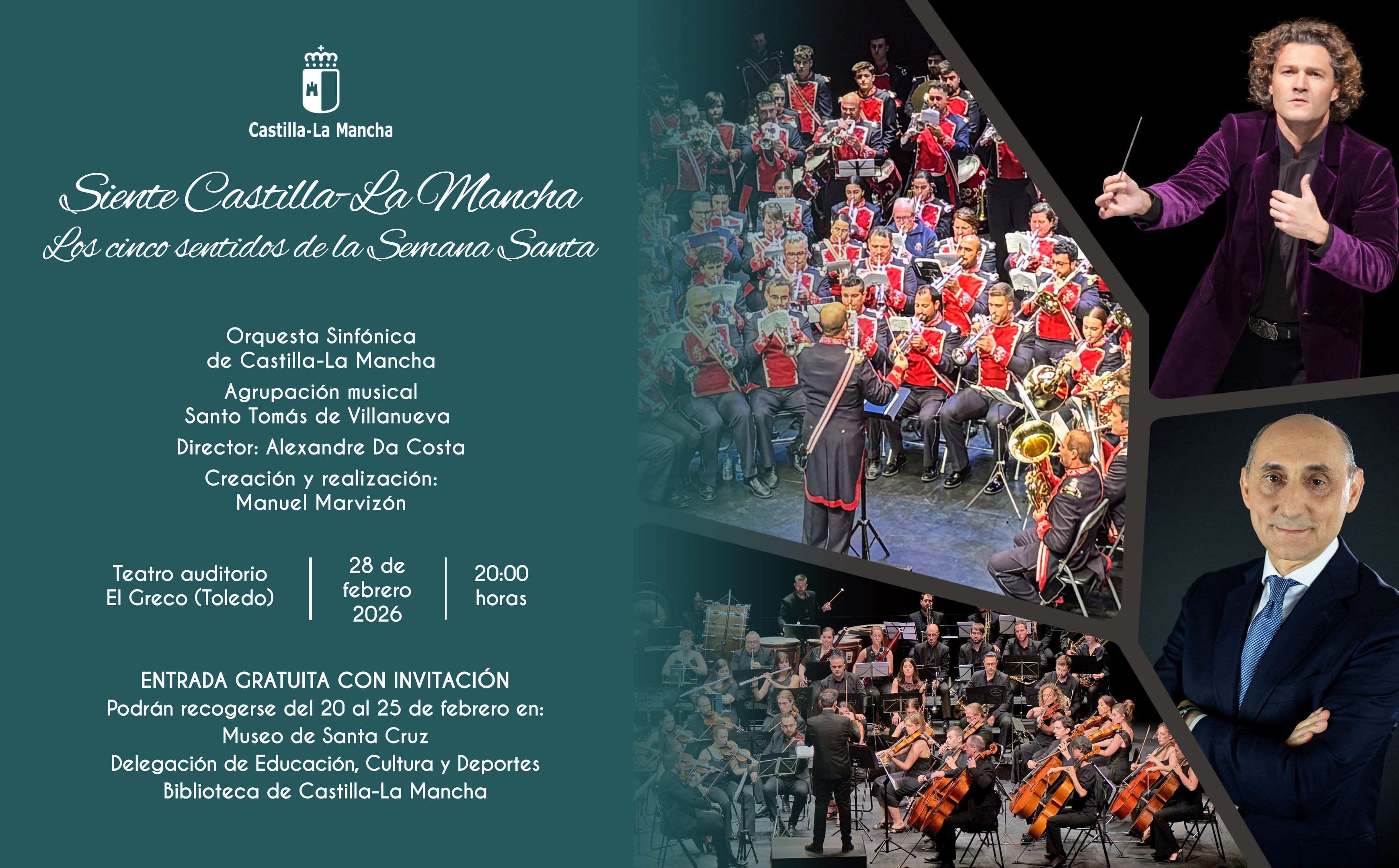 Cartel Siente Castilla-La Mancha