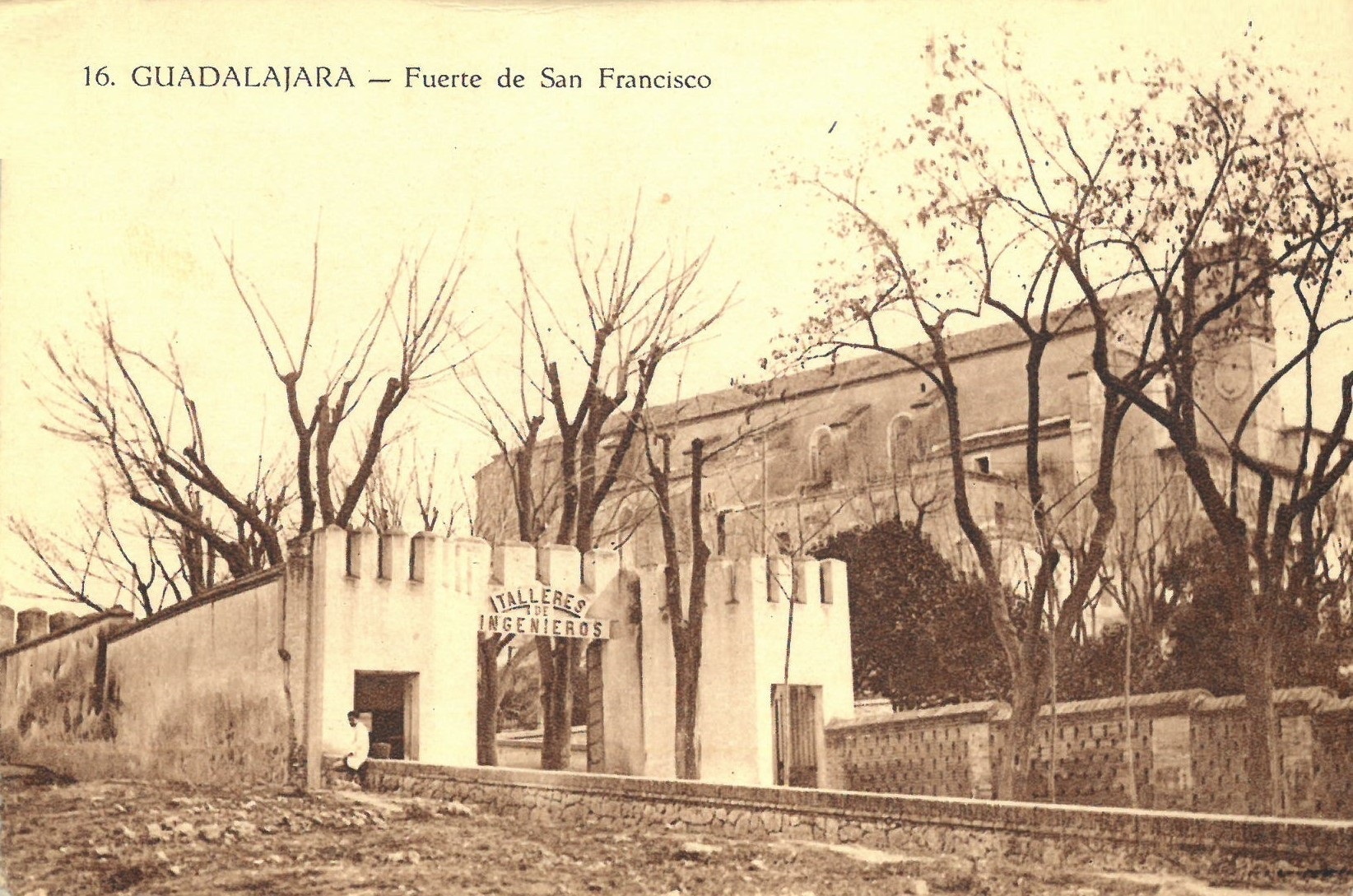 02. Fuerte de San Francisco. Tarjeta postal. (Imp. Gutengerg, Guadalajara, ca. 1919), Fondo BPE-GU