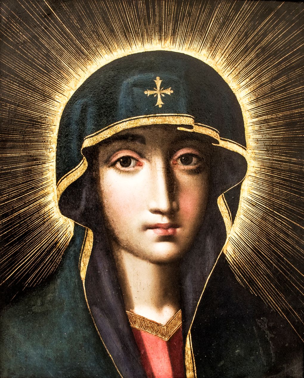  Retrato de la Virgen en el Convento de La Merced de Ciudad Real.