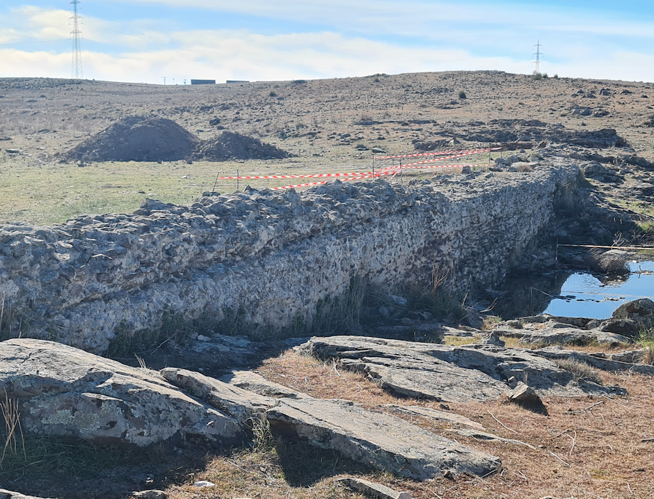 a presa de Moracantá en Villaminaya (Toledo) 