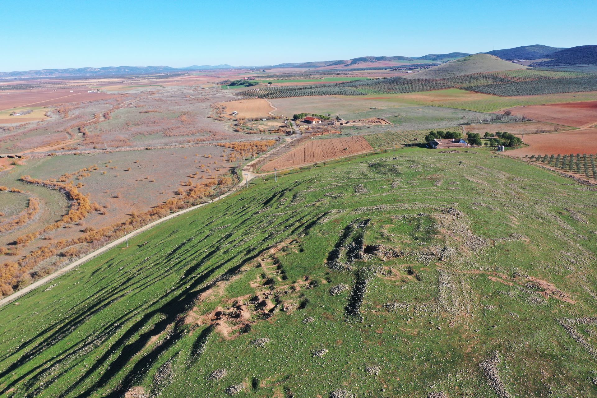 Detalle de Cerro Domínguez incluido en la declaración de Zona Arqueológica