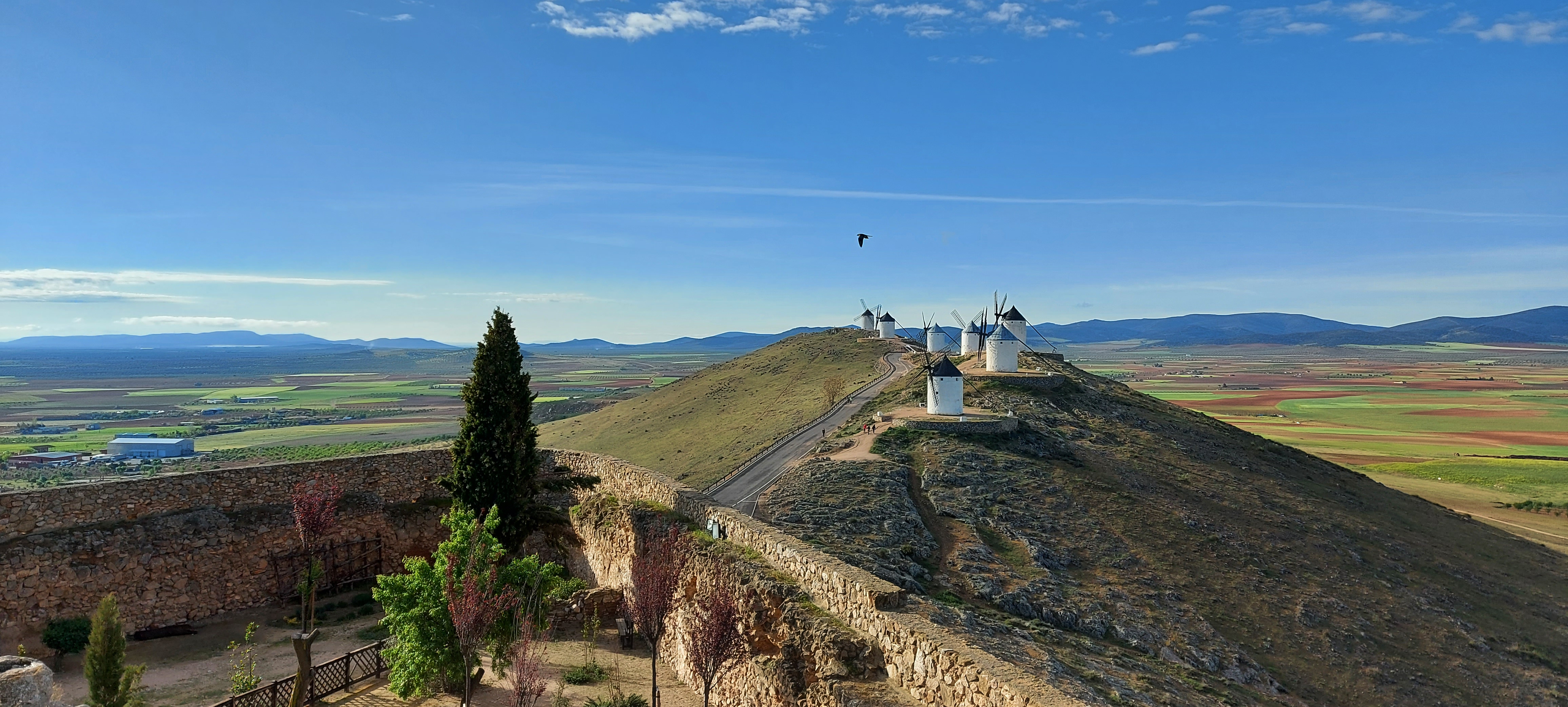 Fig.14.Vista panorámica del Cerro Calderico en Consuegra. Oficina de Turismo. Jose Manuel Perulero