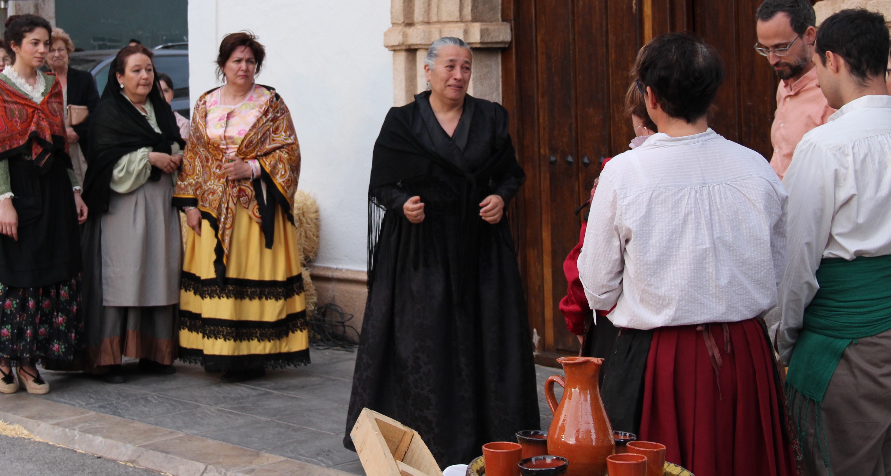 Escena de La Fraila en la Ermita de Consolación. Relato recreado de la Mancha en 1808. Foto cedida por Antonio Pascual Izquierdo del Grupo Artístico-Literario El Trascacho