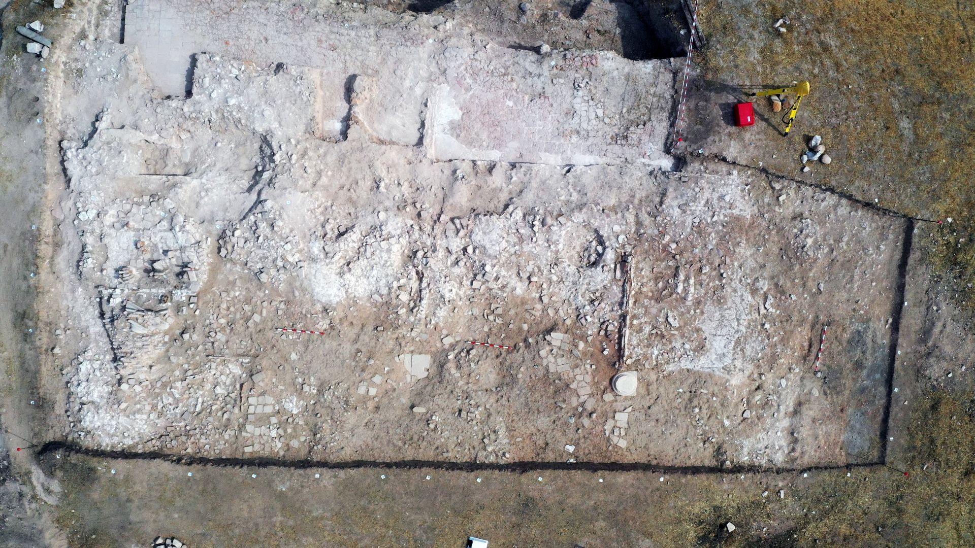 Fig. 7. Colapso y derrumbe del Edificio 1. Vista cenital