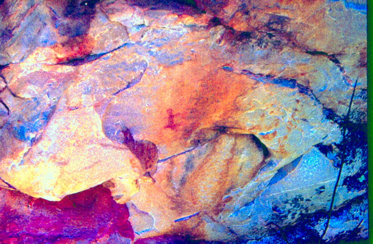 El Madroñalejo. Detalle antropomorfo. Foto tratada. Macarena Fernández