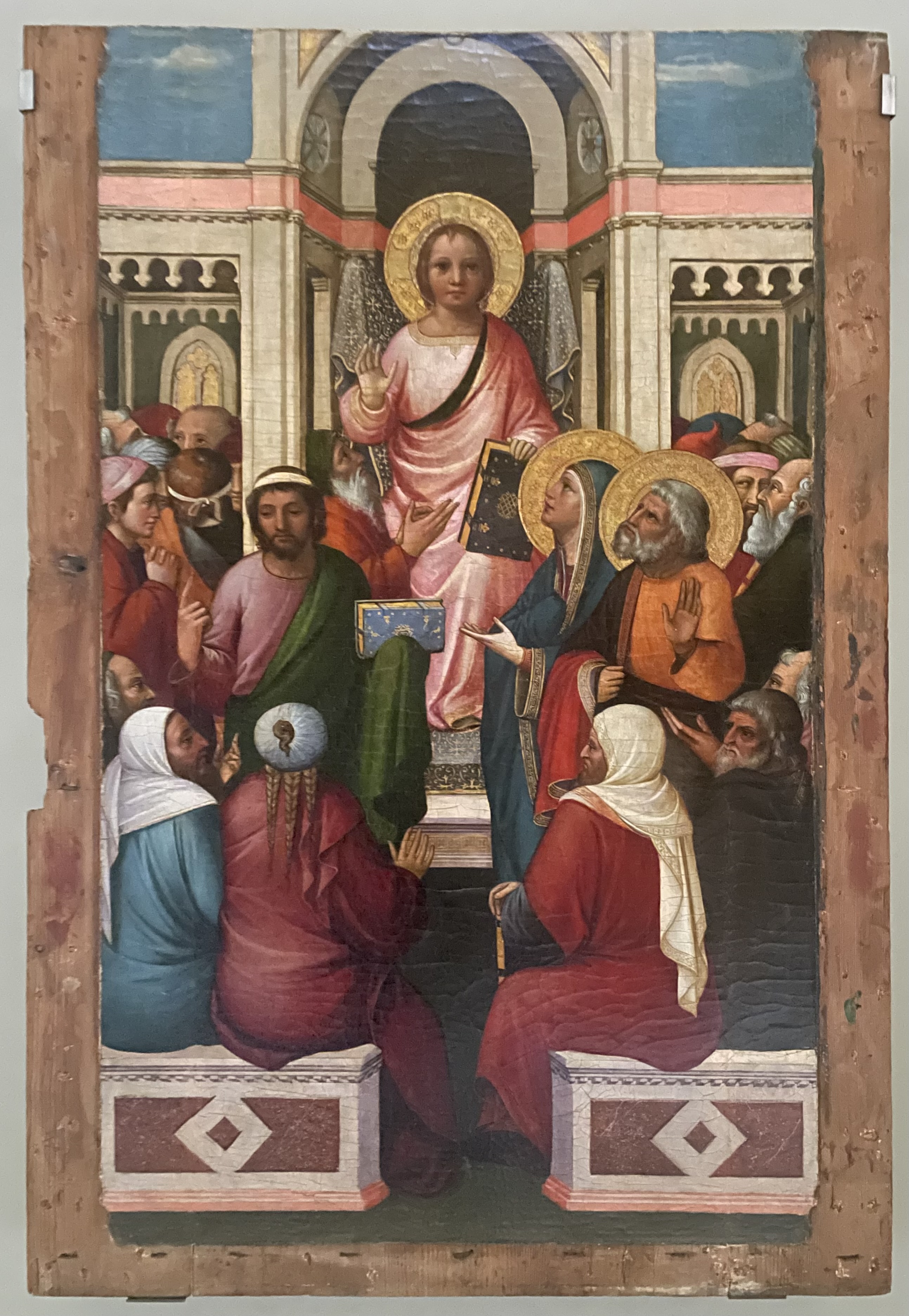 Jesús entre los doctores, de Gherardo Starnina y Juan de Borgoña