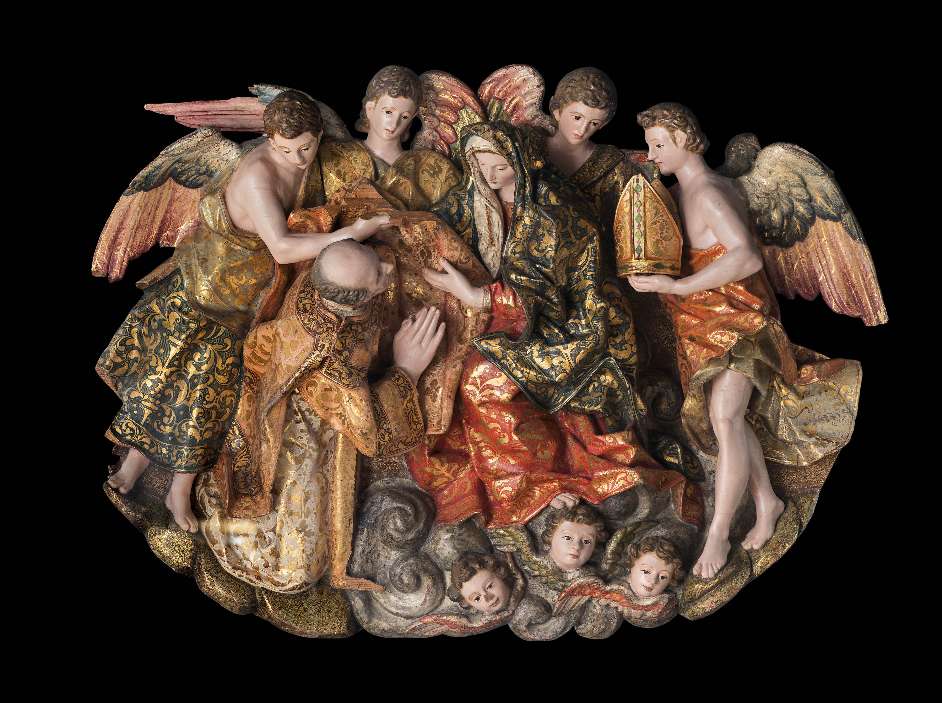 fig. 7.- Imposicion de la casulla a San Ildefonso, de El Greco. Catedral de Toledo