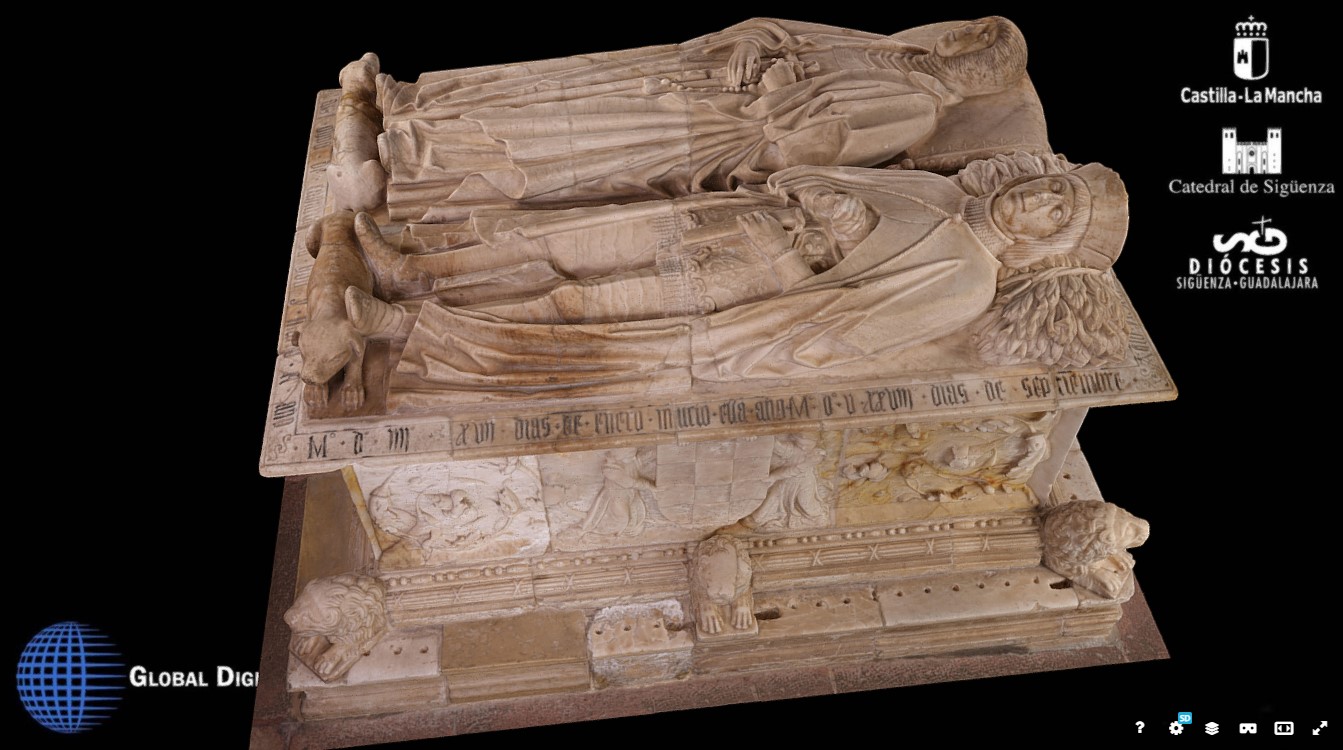 Sepulcro funerario de D. Fernando de Arce y Dña. Catalina de Sosa (Catedral de Sigüenza)