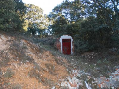 Refugio antiaéreo de la posición Saldón en Alcohete