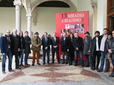 El viceconsejero de Cultura, Jesús Carrascosa, asiste a la inauguración de la exposición temporal ‘13 Miradas al Realismo’