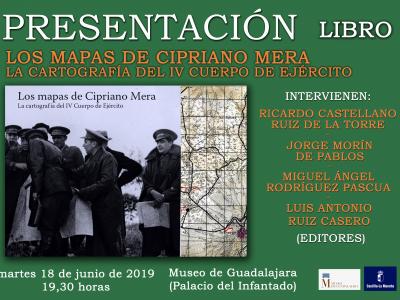 CARTEL DEL ACTO DE PRESENTACIÓN DEL LIBRO "LOS MAPAS DE MERA"
