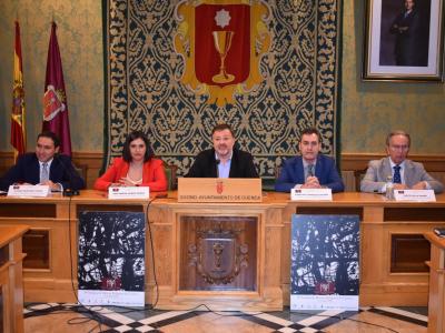 La viceconsejera de Cultura y Deportes, Ana Muñoz, asiste a la presentación de la Semana de Música Religiosa de Cuenca