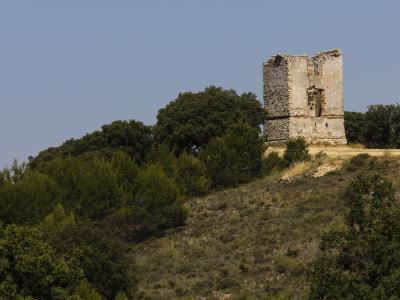 Torre nº 105 de telegrafía óptica Horcajada. Imagen cedida por D. Jesús López Requena