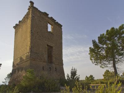 Torre nº 20 de telegrafía óptica La Mochuela. Imagen cedida por D. Jesús López Requena
