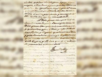 Carta del guerrillero Francisco Abad, alias "Chaleco"