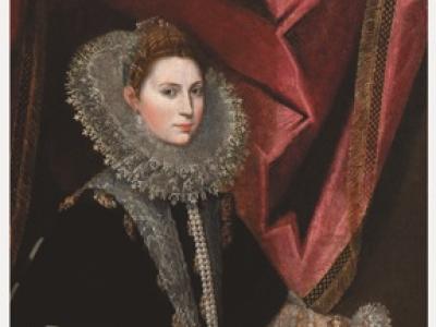 Cartel exposición "Luisa de Mendoza" recortado