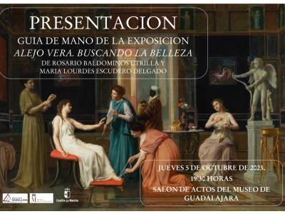 CARTEL PRESENTACIÓN GUIA DE MANO EXPOSICIÓN "ALEJO VERA"