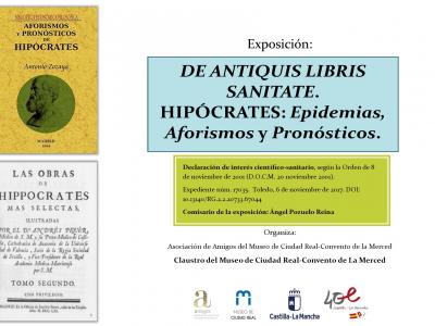 De Antiquis Libris Sanitate. Hipócrates: epidemias, aforismos y pronósticos.