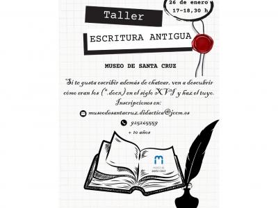 taller escritura antigua