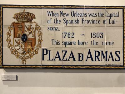 Panel de azulejos realizado en 1957 por la fábrica de Ruiz de Luna para Nueva Orleans.