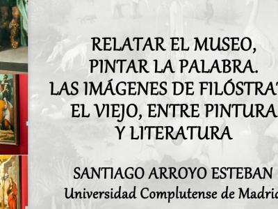 Cartel conferencia Santiago Arroyo cortada