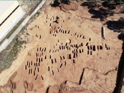 Imagen del cementerio medieval de las Cristinas