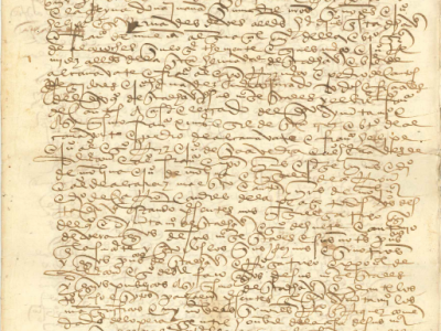 Acta de toma de posesión de la villa de Albacete por parte del doctor Garcés en nombre de la emperatriz Isabel de Portugal. Albacete, 7 de junio de 1526. AHP de Albacete.