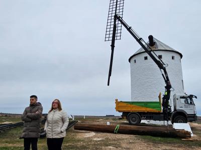 El Gobierno regional finalizará las obras de rehabilitación del Molino ‘Inca Garcilaso’ de Campo de Criptana la próxima semana 