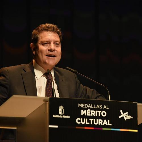 García-Page reconoce a la cultura como uno de los exponentes que más testimonian el avance del país en cuarenta años de democracia