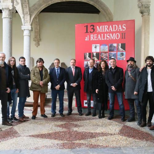 El viceconsejero de Cultura, Jesús Carrascosa, asiste a la inauguración de la exposición temporal ‘13 Miradas al Realismo’