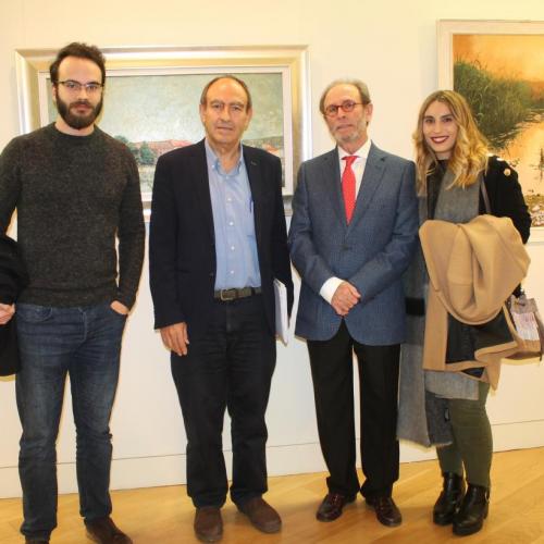 Luis Arteaga ofrece su “humanización del paisaje” y sus “ambientes románticos” en la exposición pictórica “La Mirada Infrecuente”