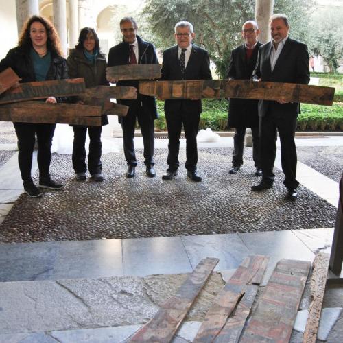 Halladas en Toledo unas tablas policromadas de finales del XV que muestran una parte poco conocida de las artes decorativas de la ciudad en la época