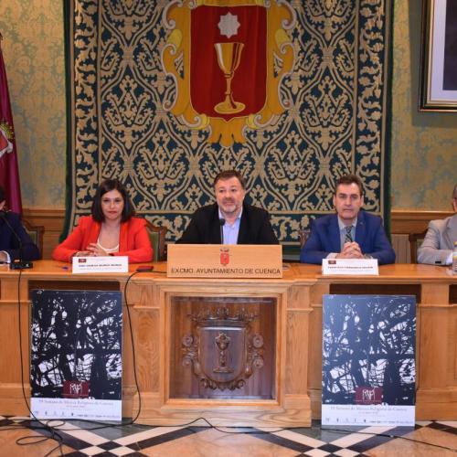 La viceconsejera de Cultura y Deportes, Ana Muñoz, asiste a la presentación de la Semana de Música Religiosa de Cuenca