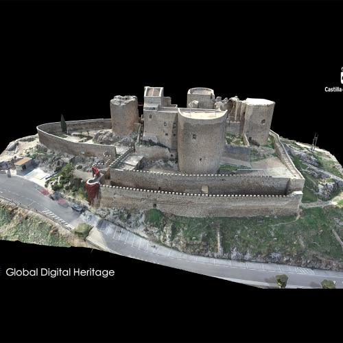 El modelo en 3D del Castillo de Consuegra