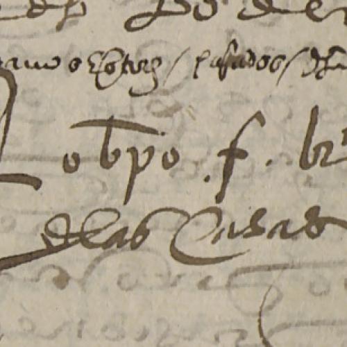 Fray Bartolomé de las Casas. Firma 1581. Archivo Histórico Provincial de Toledo.jpg 