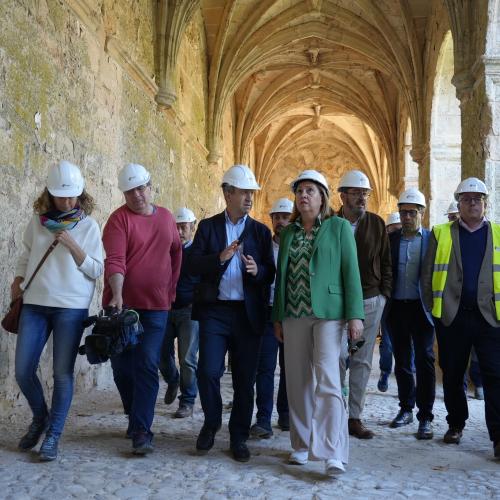 El Gobierno regional destaca que las obras en Monsalud avanzan y revitalizarán uno de las joyas patrimoniales de Guadalajara y Castilla-La Mancha