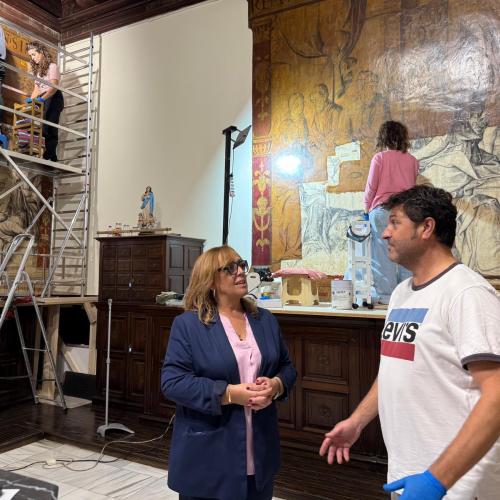 El Gobierno regional destina 100.000 euros a restaurar las grisallas de la sacristía de la Catedral de Albacete, declarada BIC en 1982