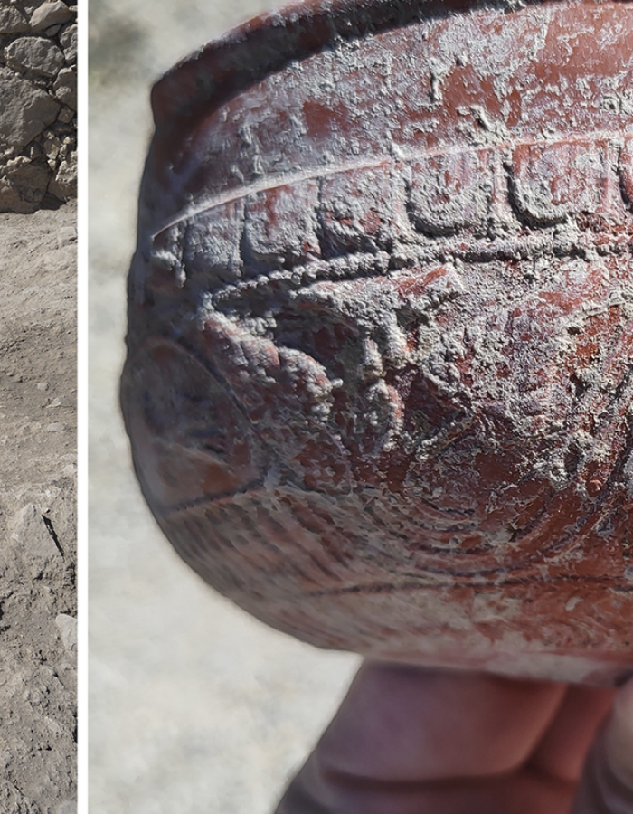 Recientes excavaciones en la puerta de acceso al Parque Arqueológico de Libisosa revelan una edificación romana extramuros