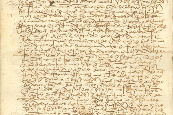 Acta de toma de posesión de la villa de Albacete por parte del doctor Garcés en nombre de la emperatriz Isabel de Portugal. Albacete, 7 de junio de 1526. AHP de Albacete.