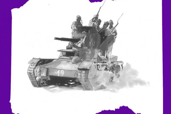 Dibujo tanque Batalla Guadalajara